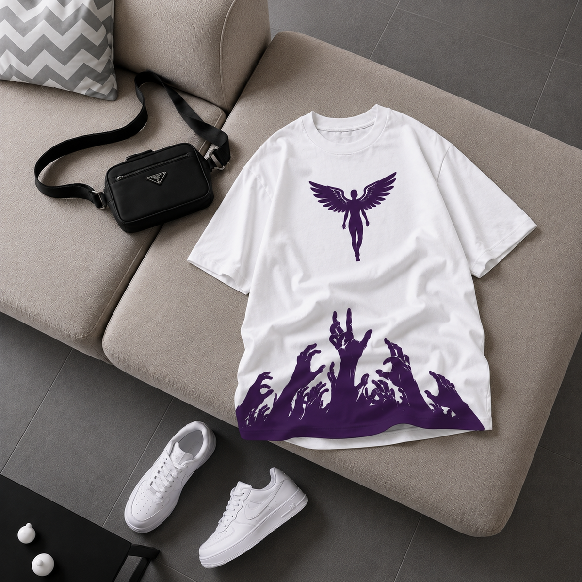 Fallen Angel Oversized Tee