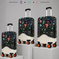 Premium Suitcase Cover (URBAN TYPOGRAPHY)