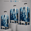 Premium Suitcase Cover (OCEAN MOASIC)